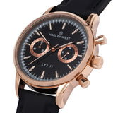 LYJ II Augustine | Black & Rose Gold Watch | Women's Watches | Hagley West