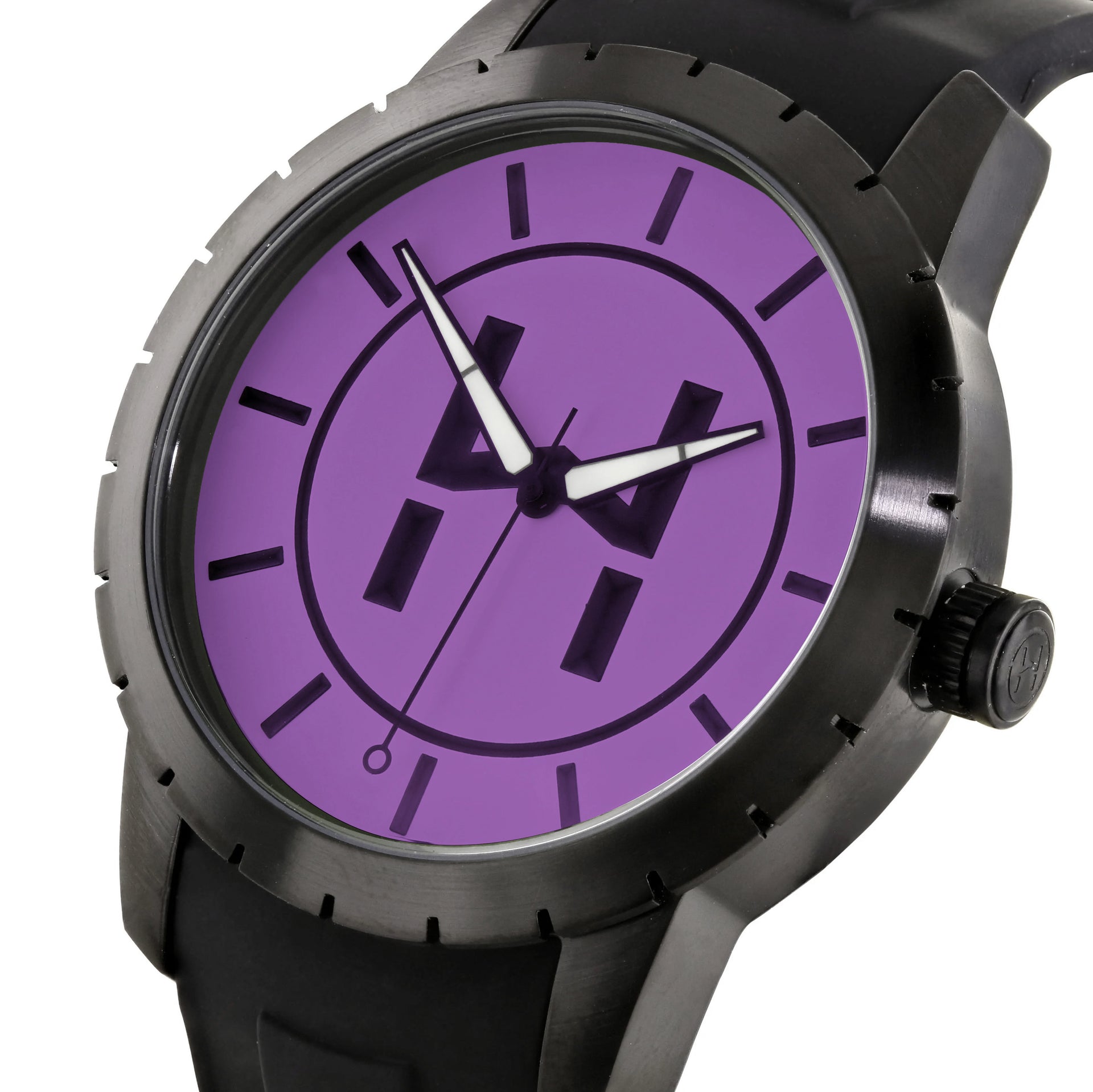 Original Hagley West Watch | Black & Purple Watch for Men