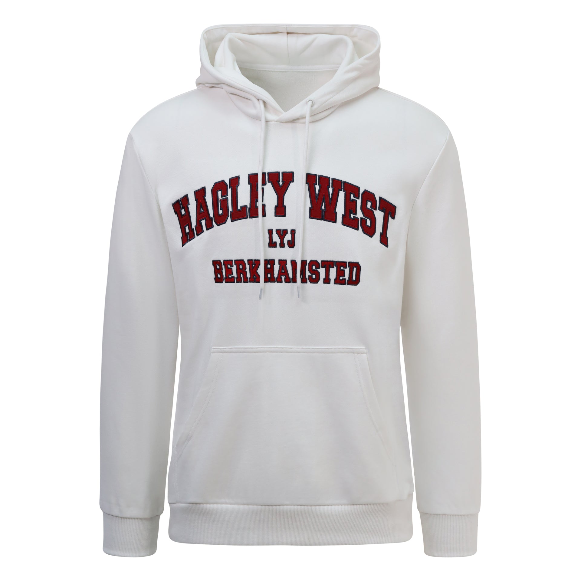 White Pullover Hoodie for Men & Women | Hagley West